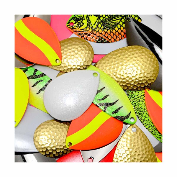 Magnum Musky Spinner Blades, Large Spinner Blades, Assortment Jann's Netcraft